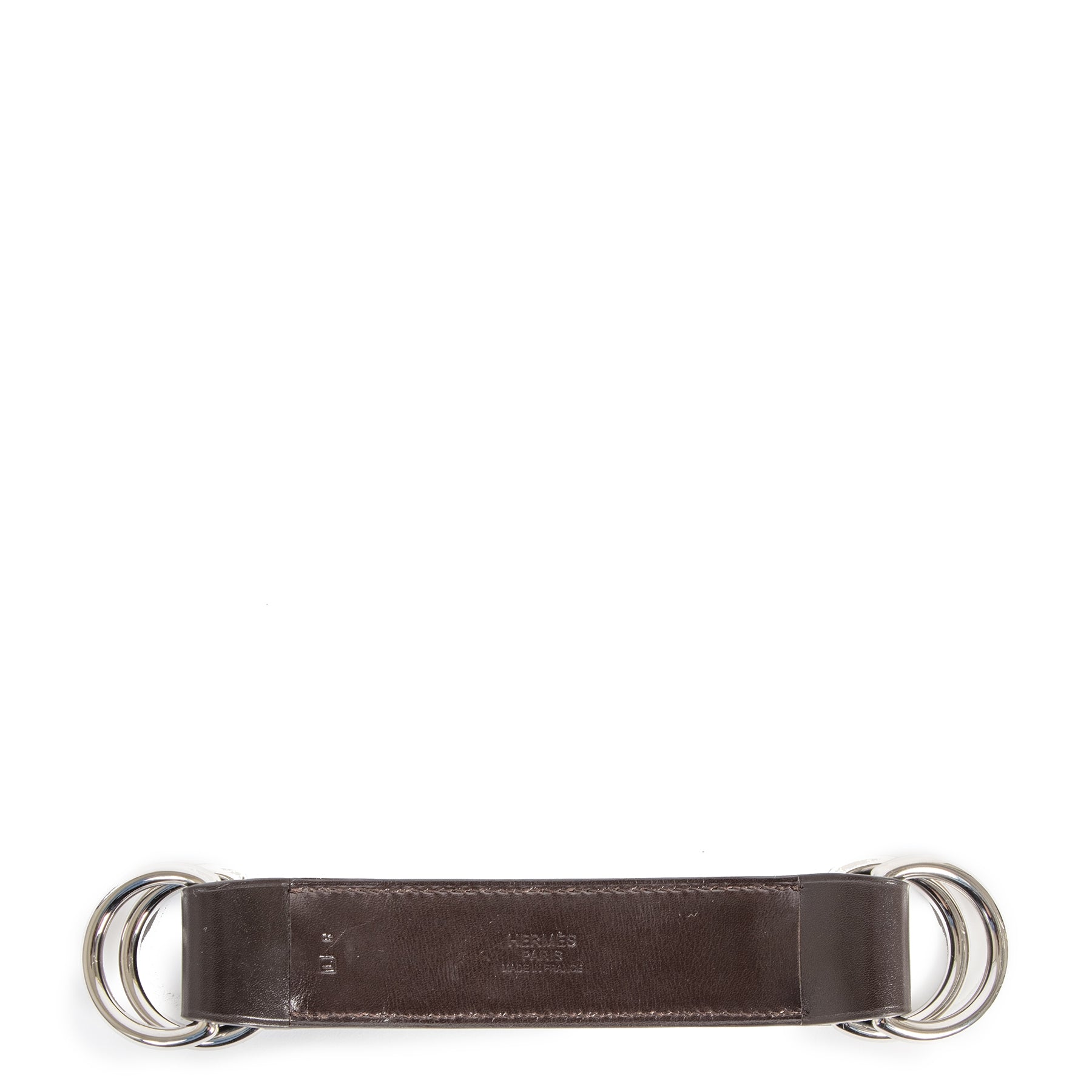 Authentique seconde-main vintage Hermès Brown Leather Romance Belt achète en ligne webshop LabelLOV