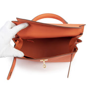 Hermès Kelly Retourne 28 Togo Feu GHW pour le meilleur prix chez Labellov à Anvers