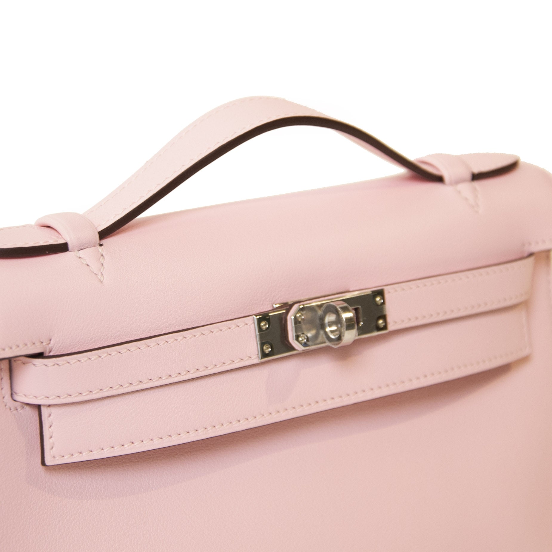 shop safe online Hermes Kelly Mini Pochette Swift Rose Sakura PHW