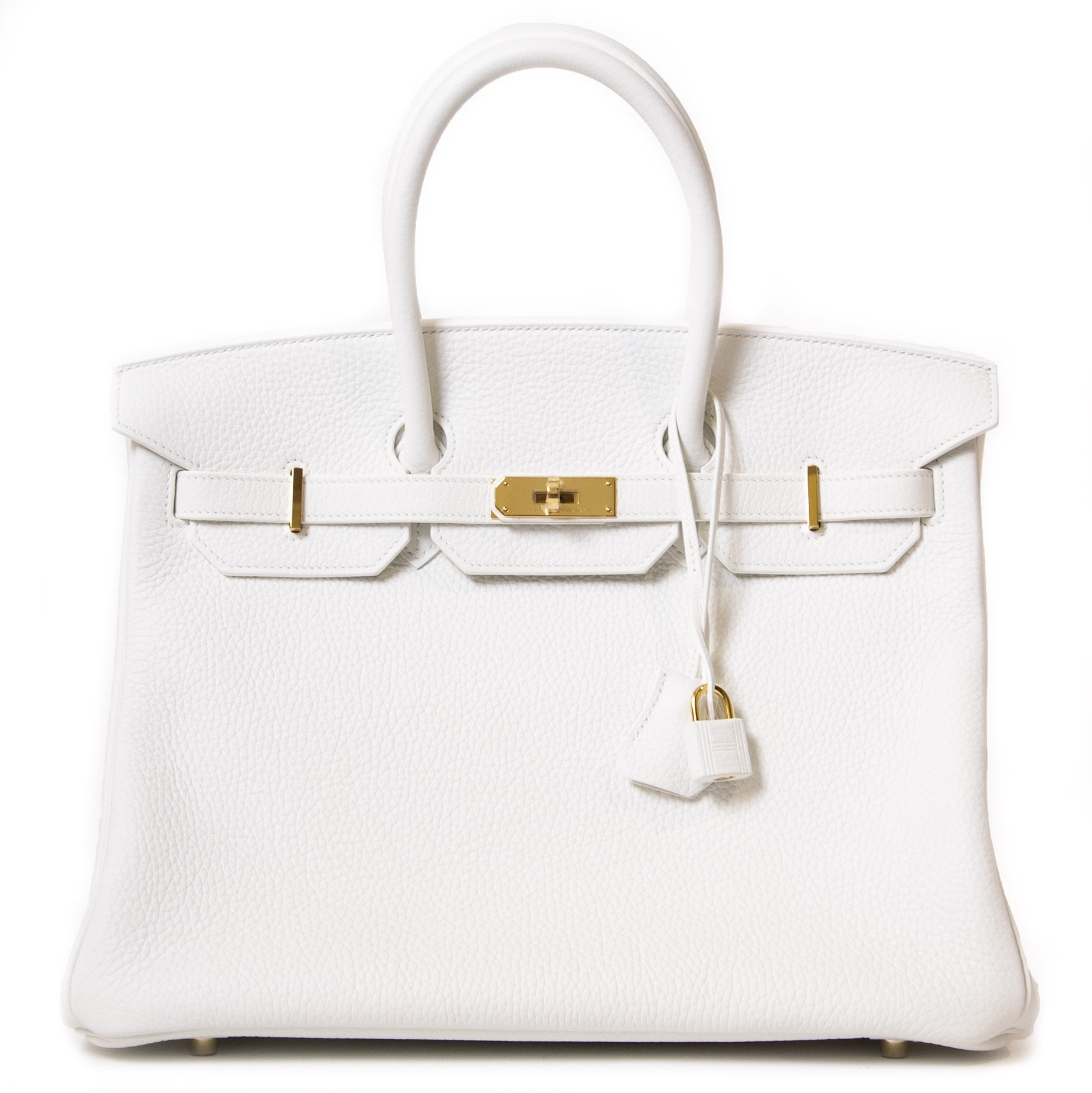 Hermès Birkin 35 Wit Taurillon Clemence GHW