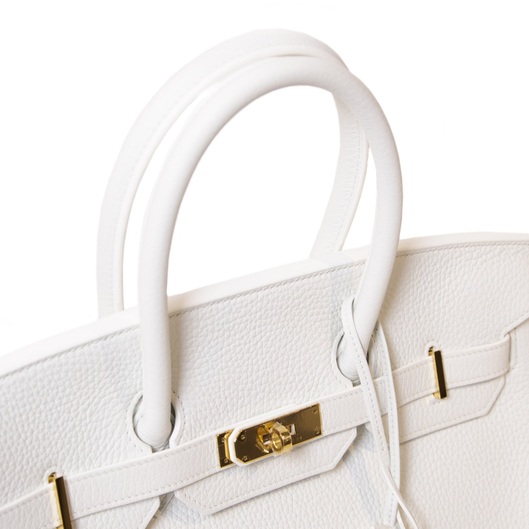 Hermès Birkin 35 Wit Taurillon Clemence GHW