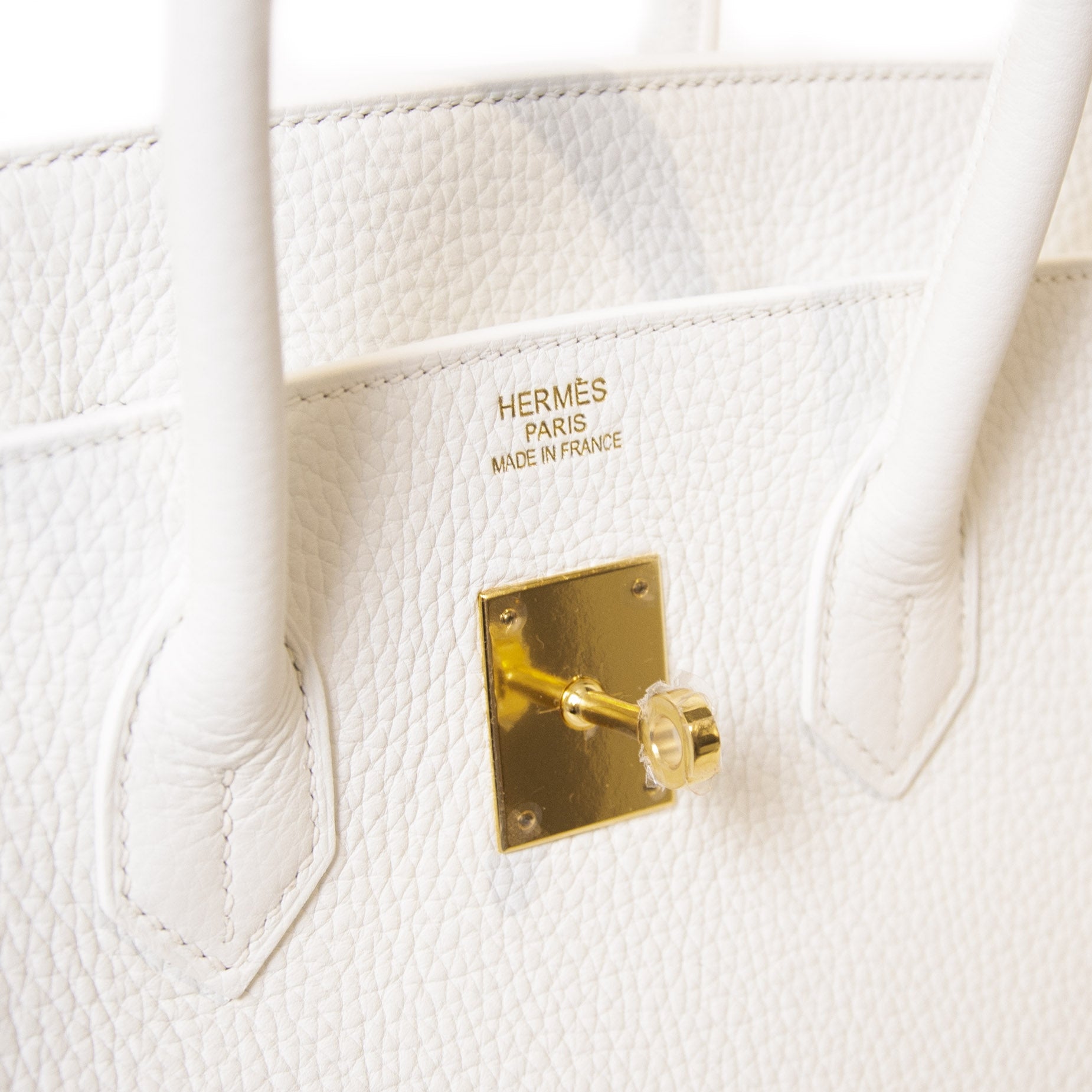 Hermès Birkin 35 Wit Taurillon Clemence GHW