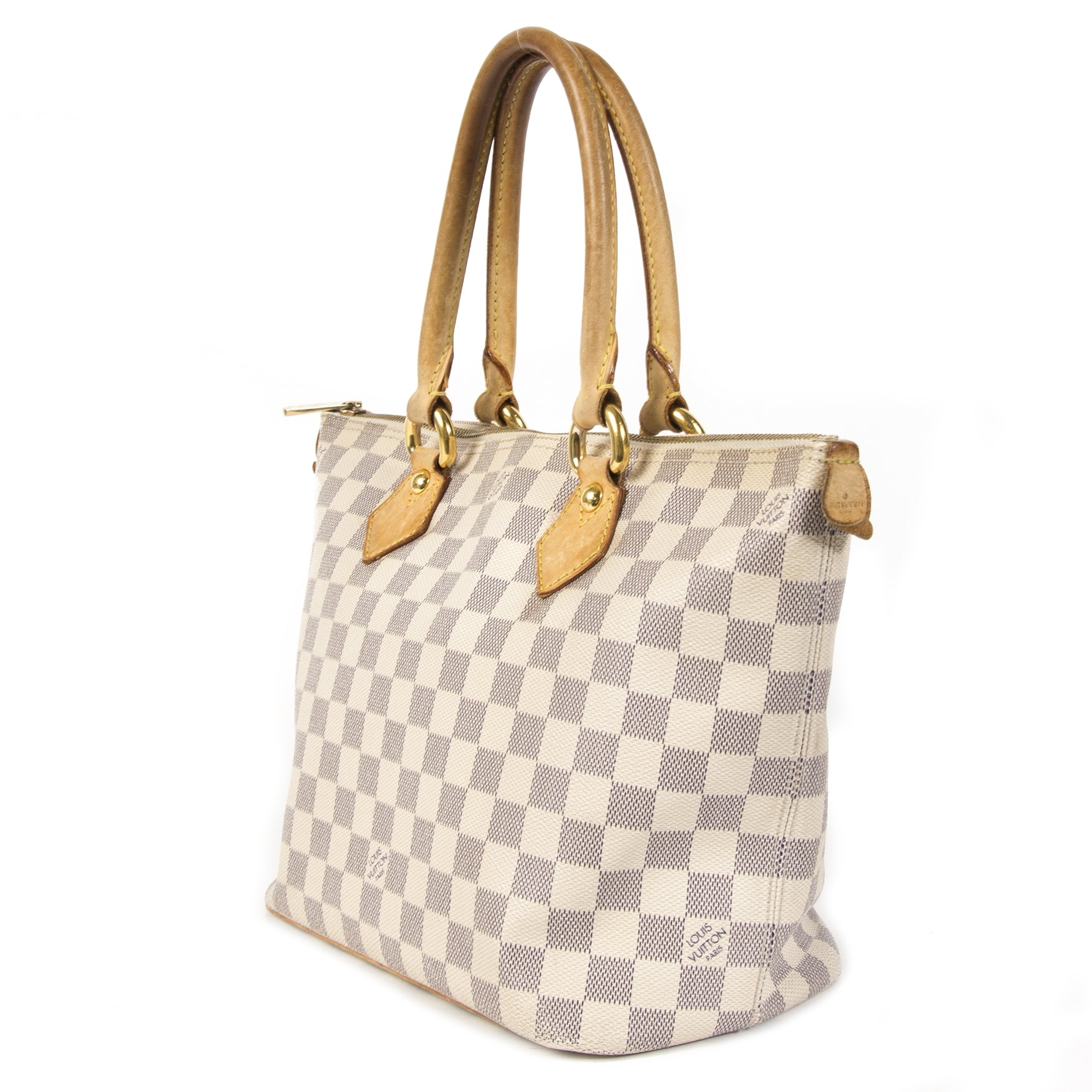 Koop en verkoop uw authentieke Louis Vuitton Damier Azur Saleya Bag