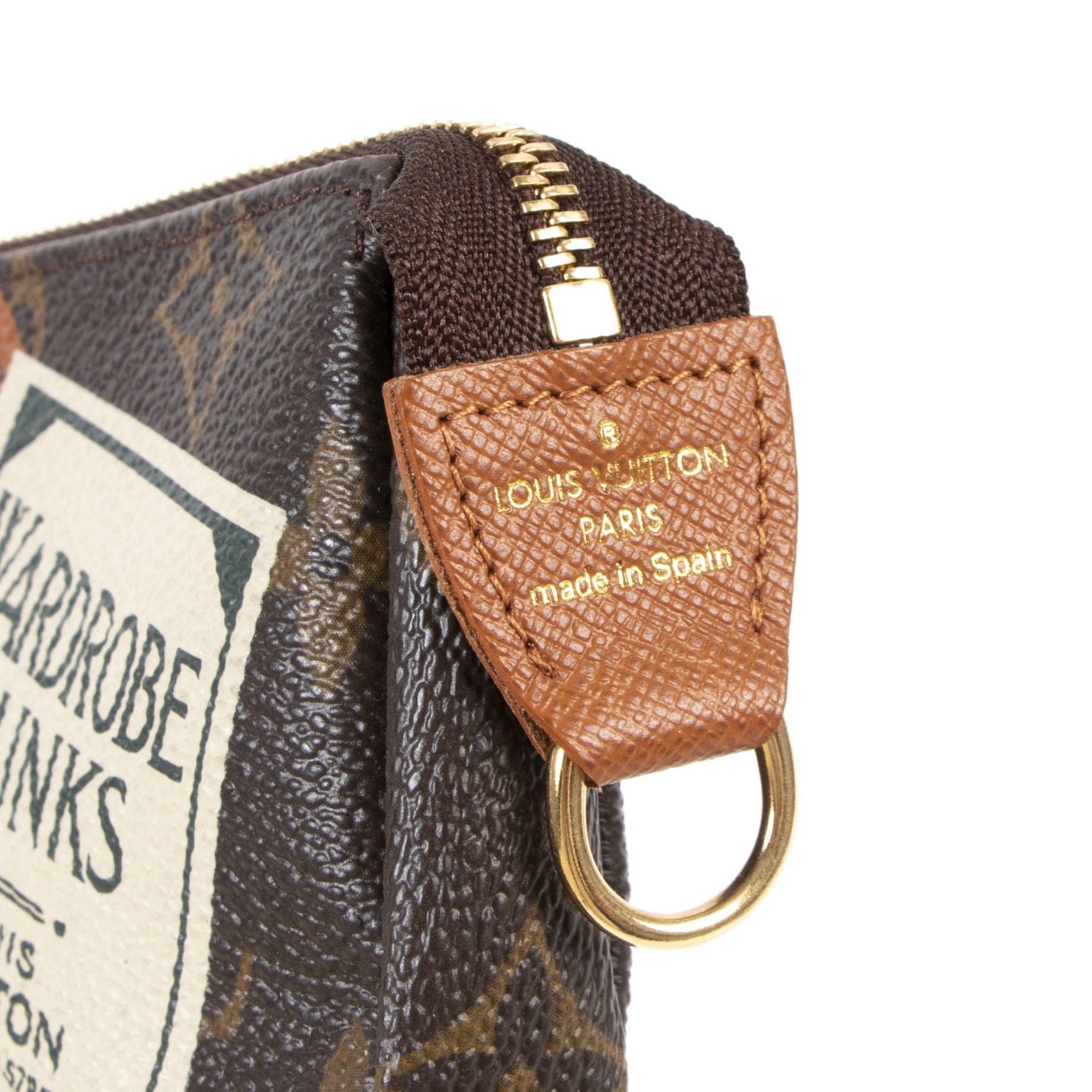 Louis Vuitton Limited Edition Trunks Pochette Key Holder