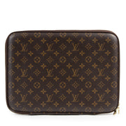 Louis Vuitton Brown Laptop Sleeve Monogram 13 inch