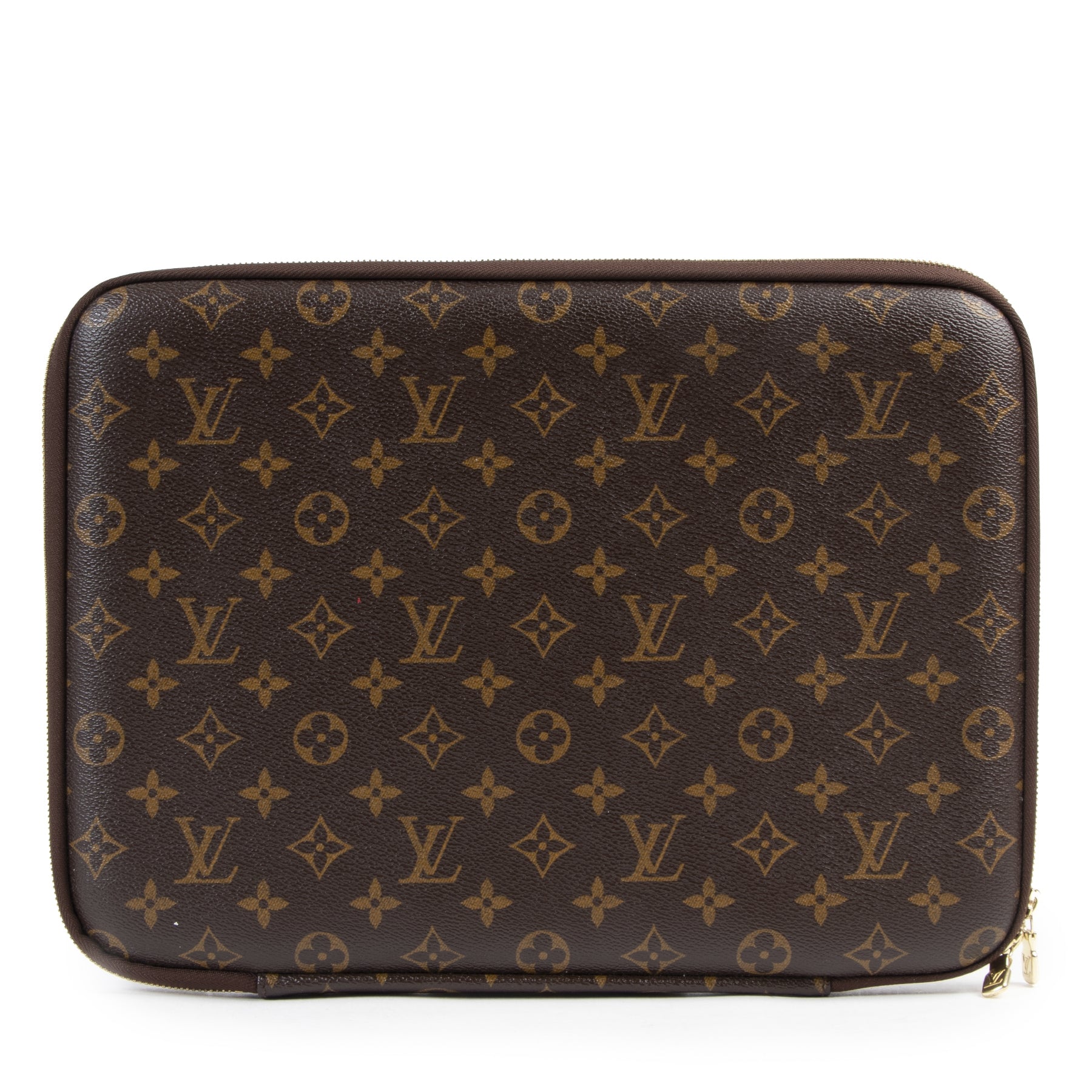 Louis Vuitton Brown Laptop Sleeve Monogram 13 inch