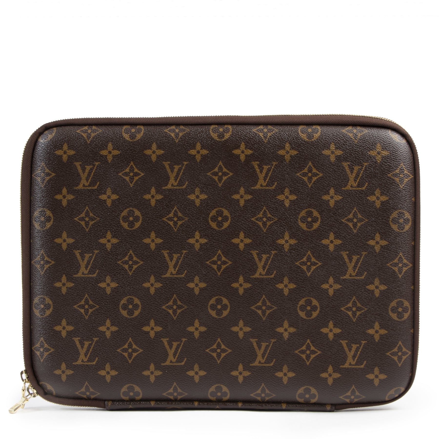 Louis Vuitton Brown Laptop Sleeve Monogram 13 inch