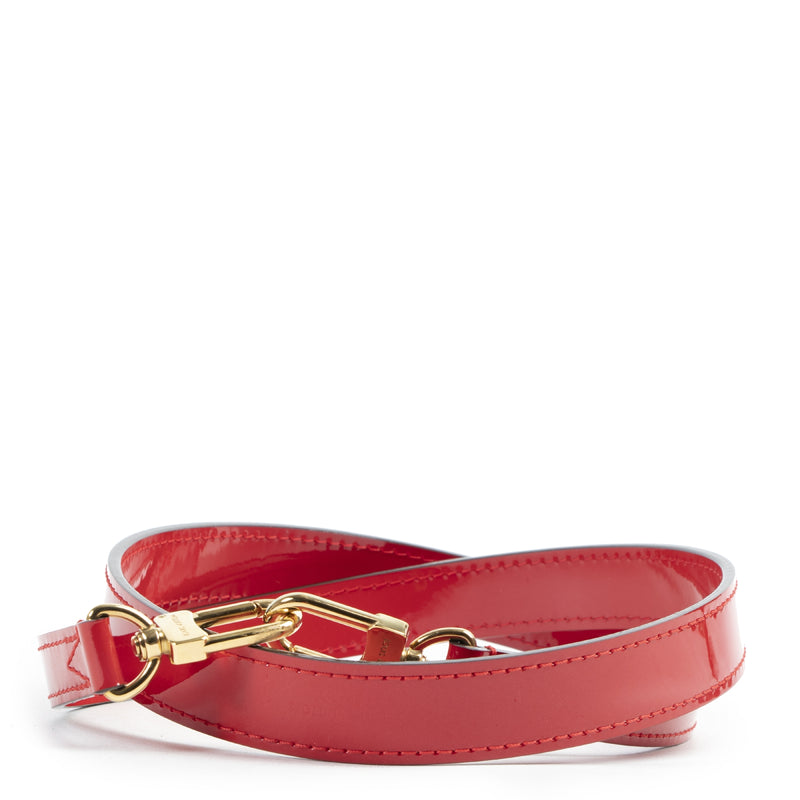 Louis Vuitton Red Patent Shoulder Strap for the best price at Labellov