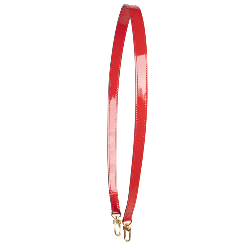 We buy and sell your authentic designer Louis Vuitton Red Patent Shoulder Strap at Labellov