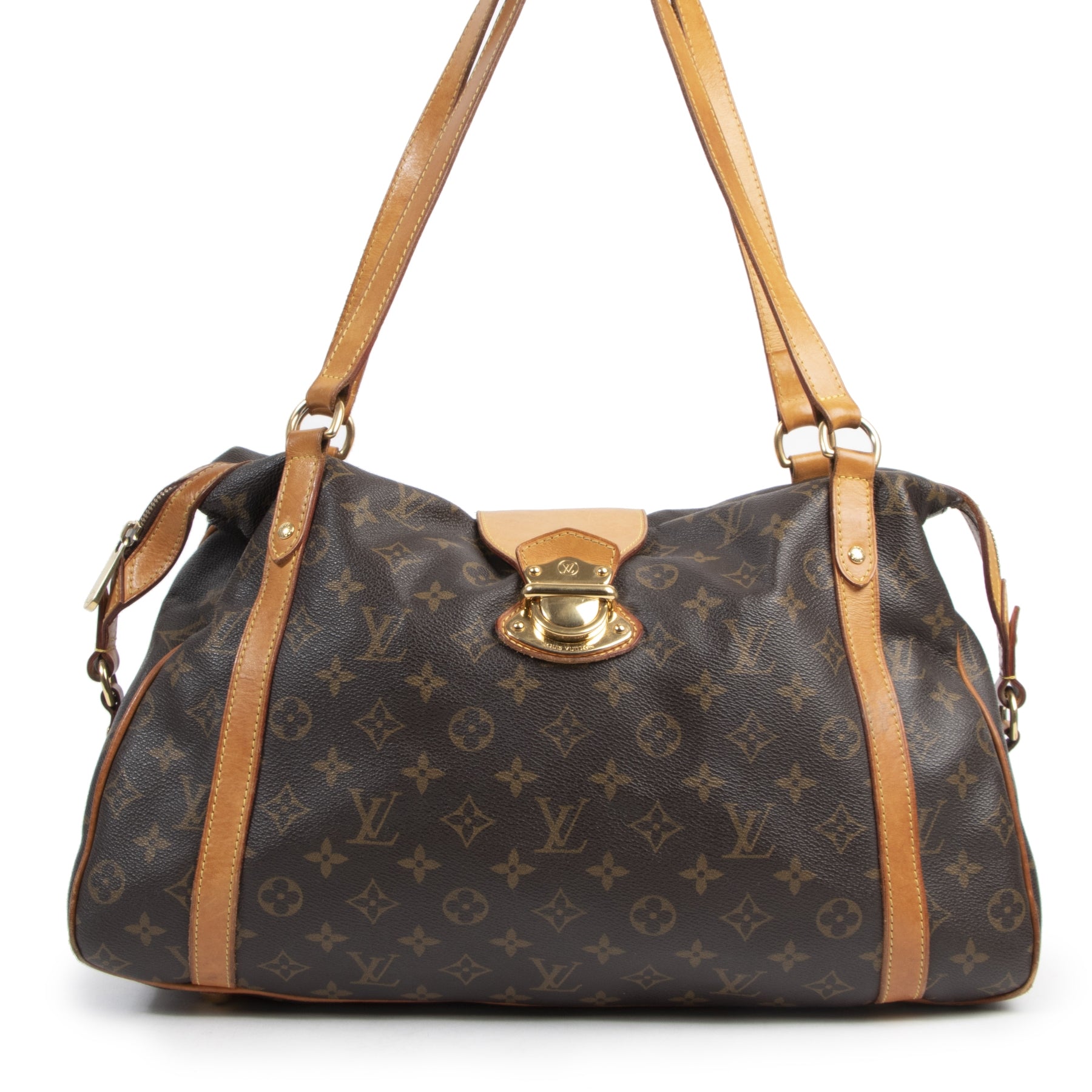 Authentieke Tweedehands Louis Vuitton Monogram Stresa GM Bag juiste prijs veilig online shoppen luxe merken webshop winkelen Antwerpen België mode fashion