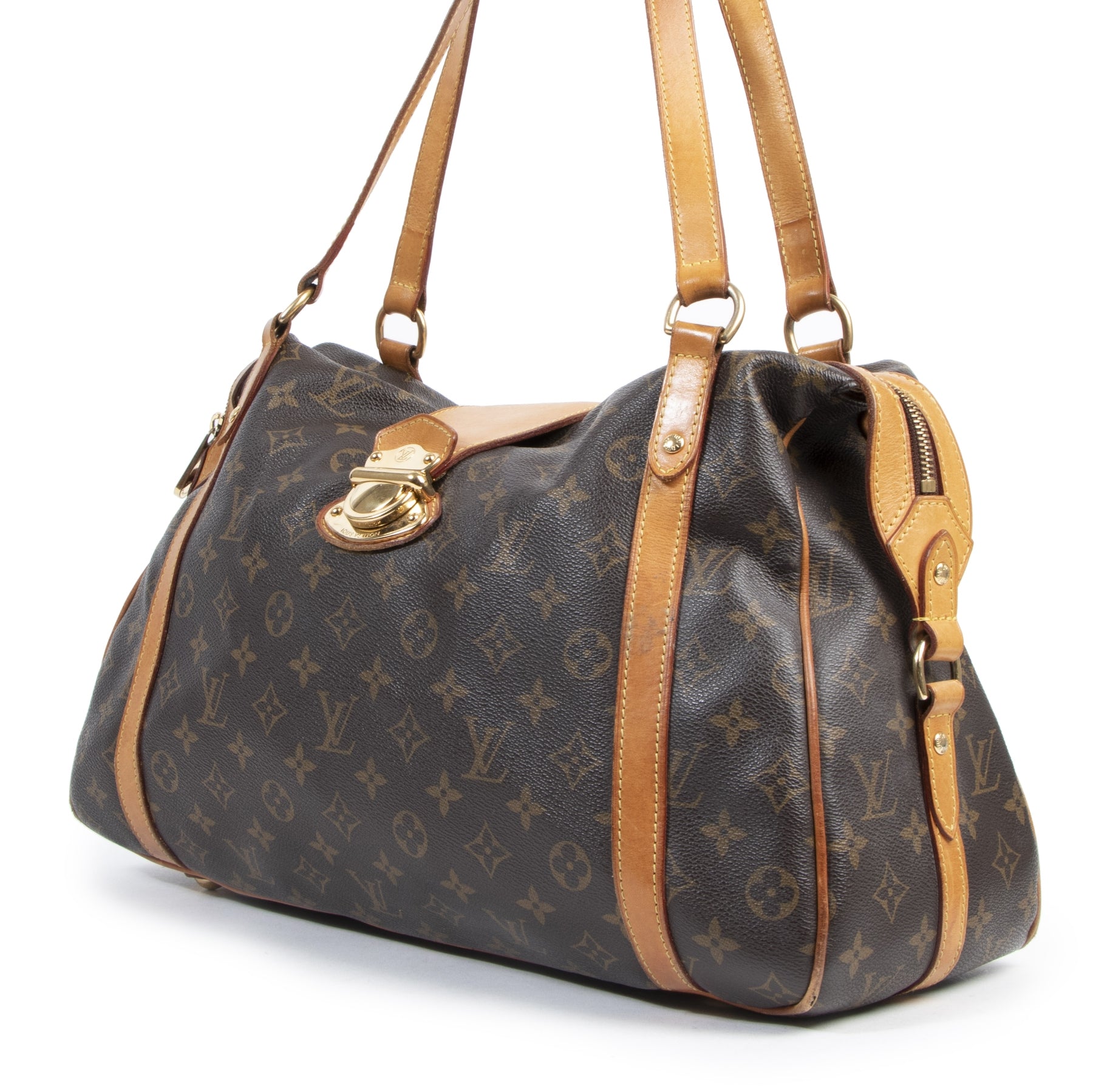 Authentic secondhand Louis Vuitton Monogram Stresa GM Bag designer bags fashion luxury vintage webshop safe secure online shopping high end designer brands