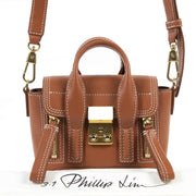 3.1 Phillip Lim Cognac Leather Mini Pashli