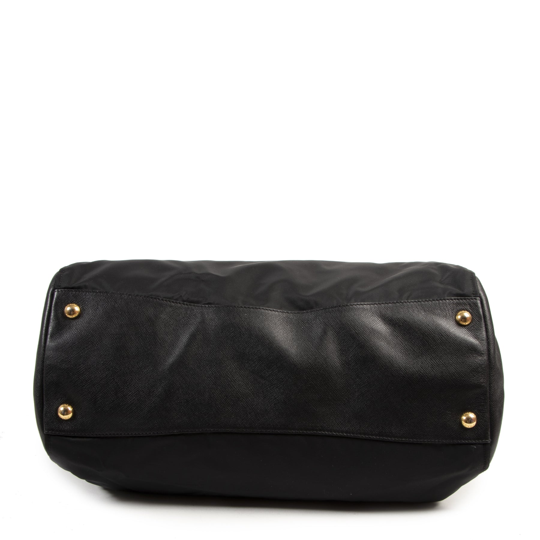 We buy and sell your bags online Prada Nylon Saffiano Leather Tote Shopper