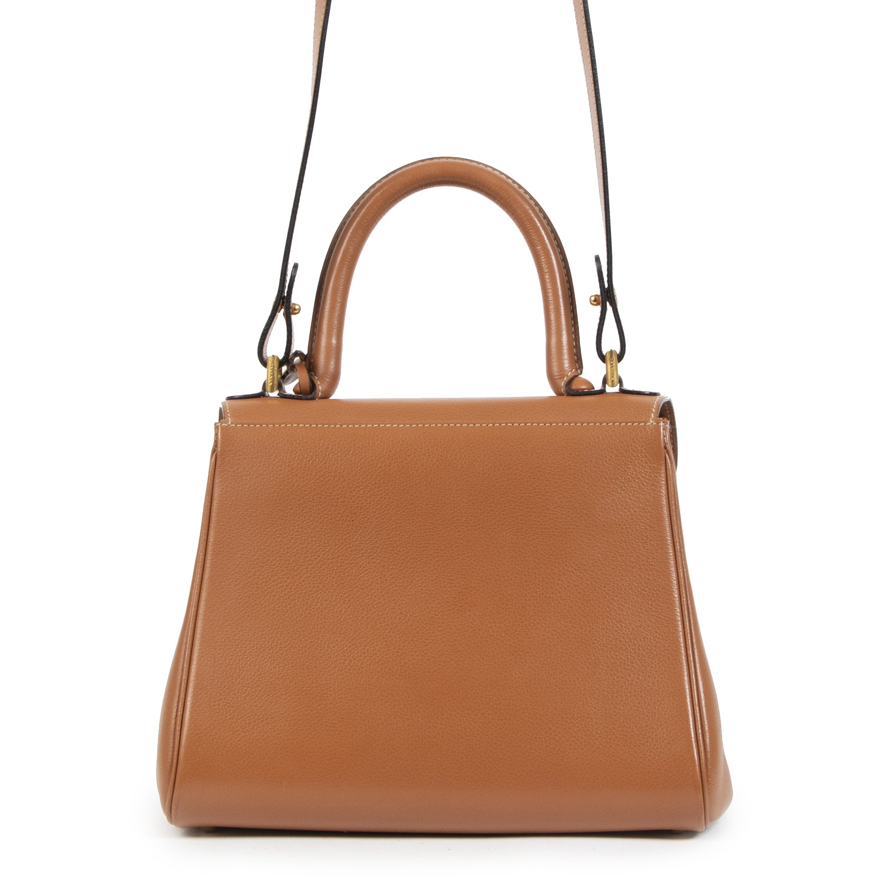 acheter en ligne seconde main Delvaux Fauve Brillant PM + Strap