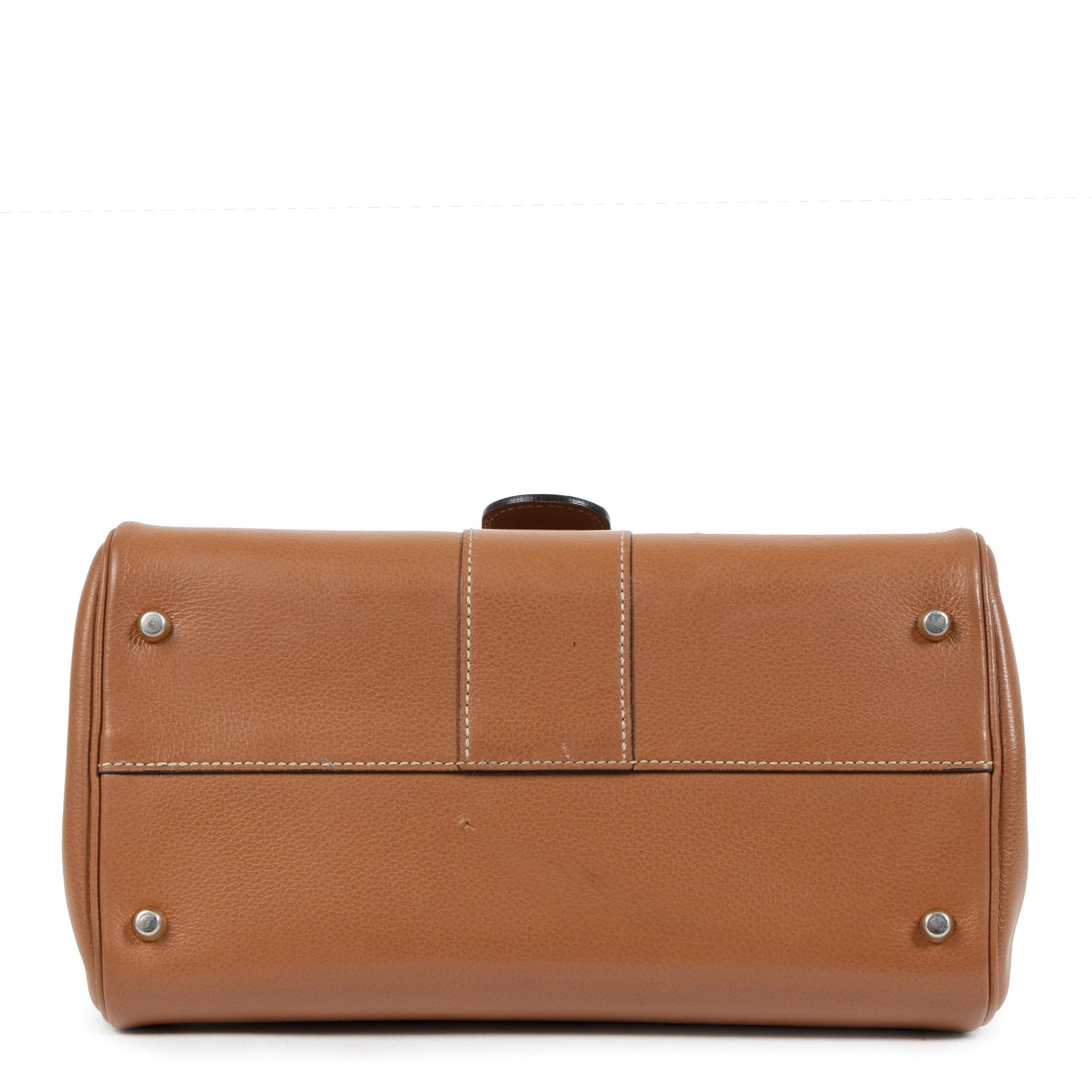 koop online tegen de beste prijs Delvaux Fauve Brillant PM + Strap