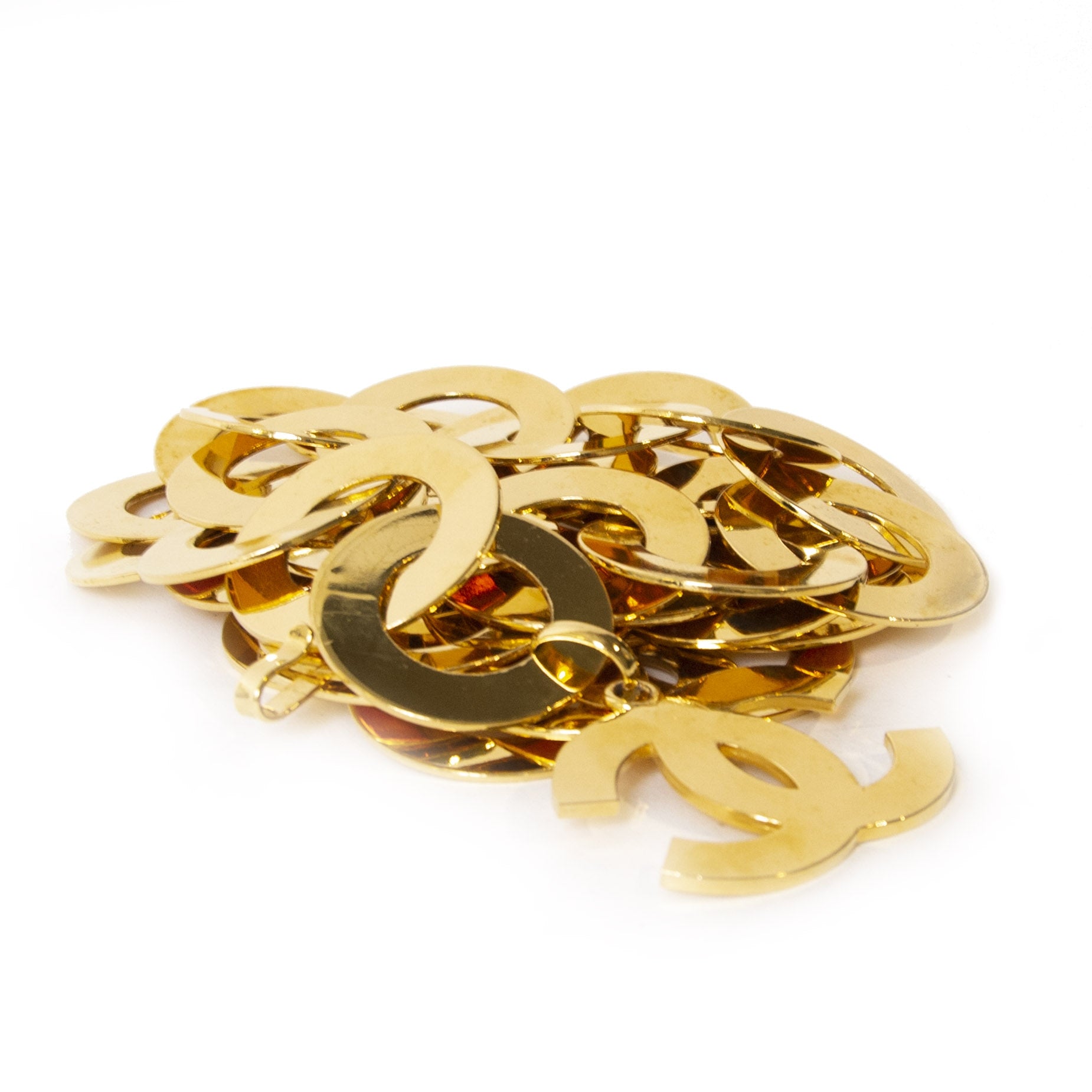 Chanel Gold Plate Ring Chain Belt