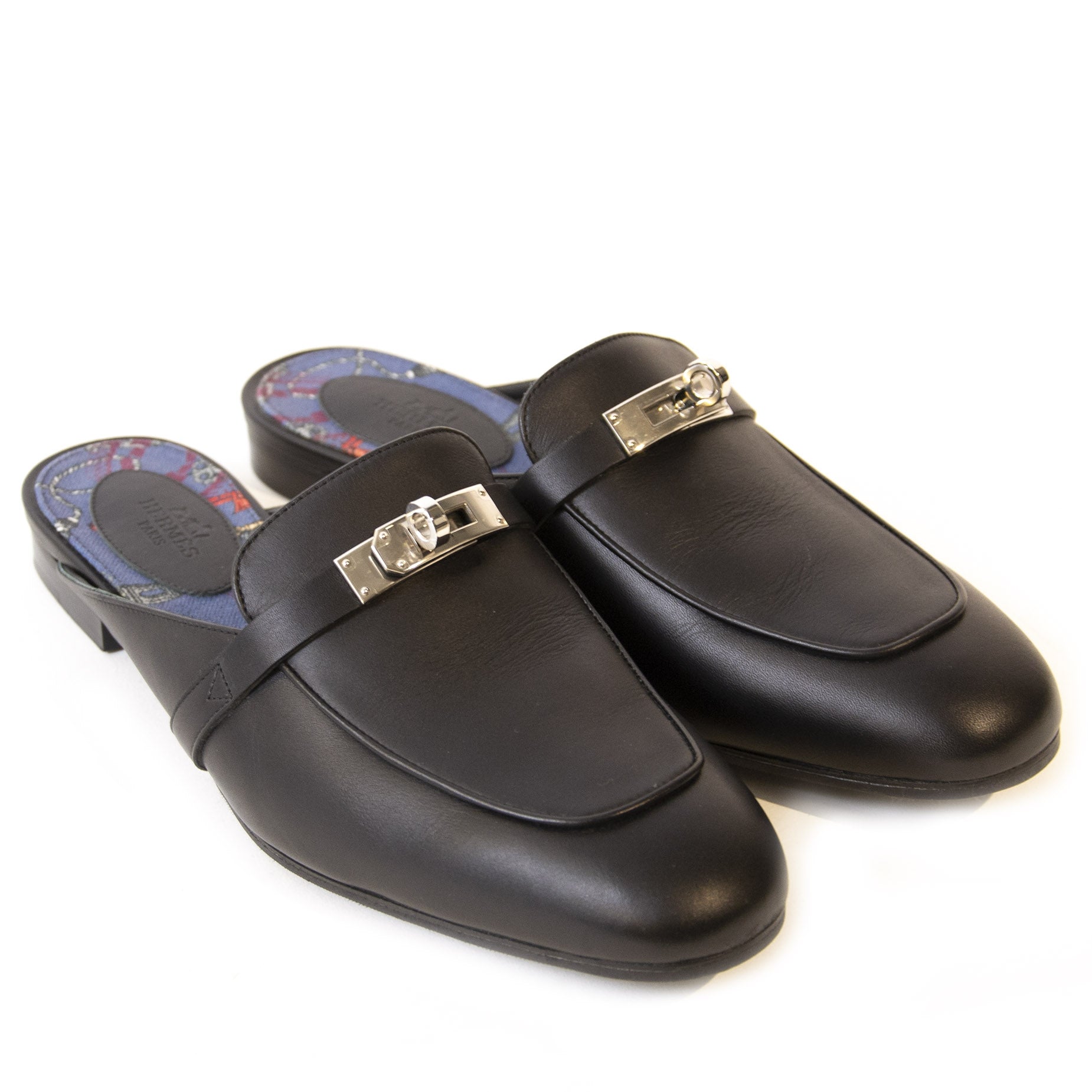 Authentieke tweedehands vintage Hermès Oz Mules koop online webshop LabelLOV