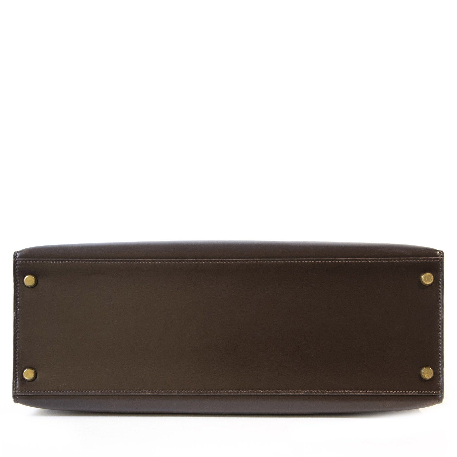Hermès Kelly 35 Brown Box Calf GHW