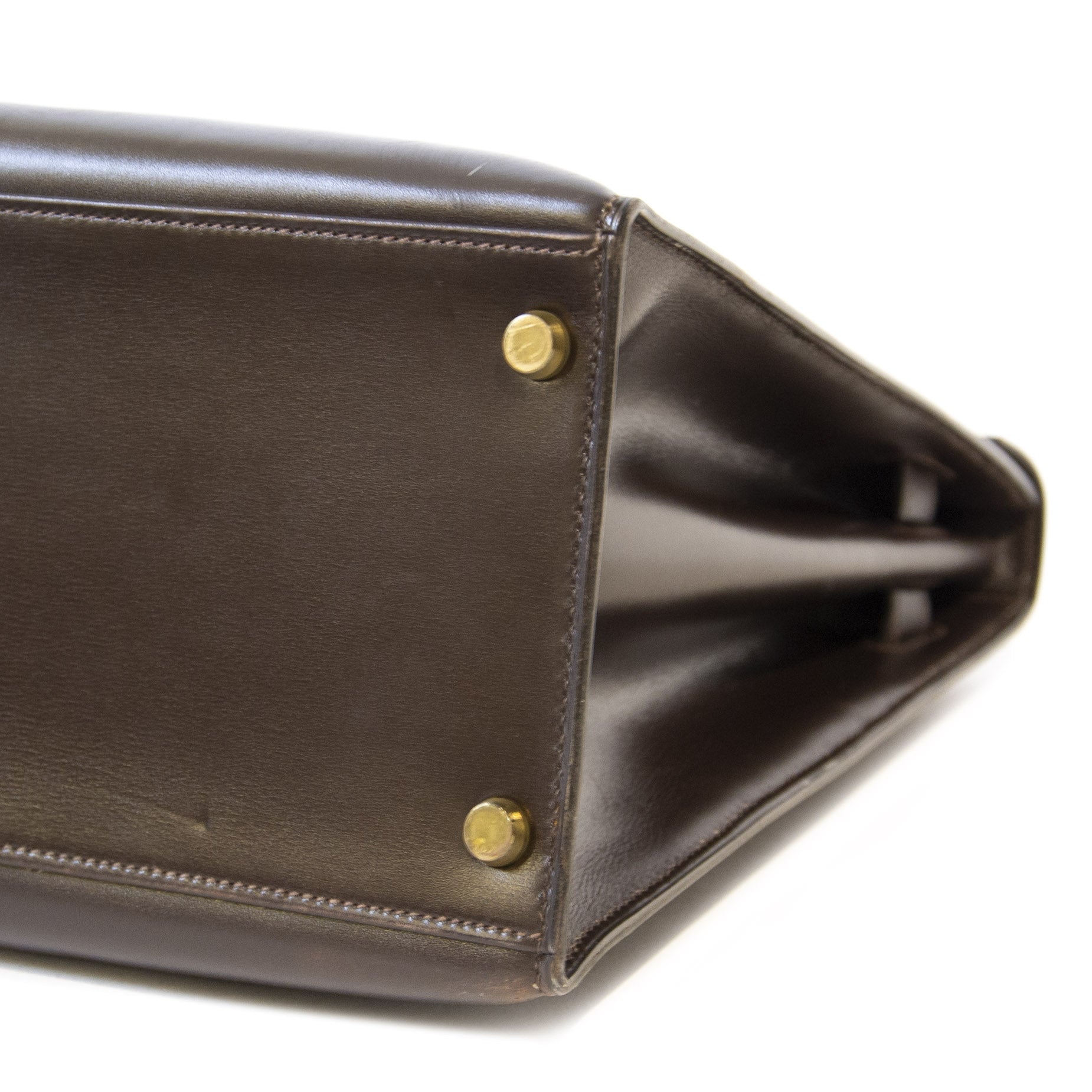 Hermès Kelly 35 Brown Box Calf GHW