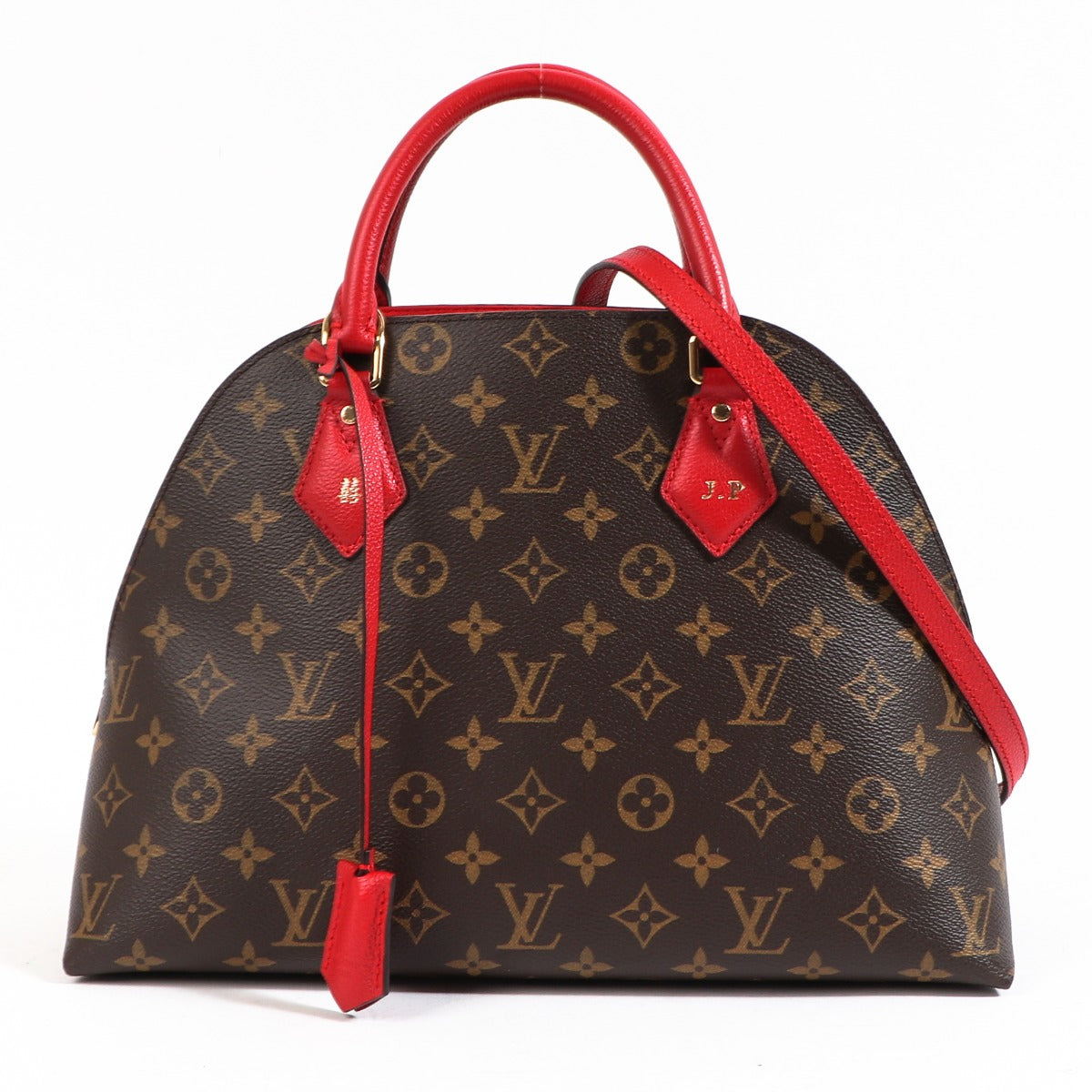 Louis Vuitton Alma B'N'B Monogram & Rubis Calfskin