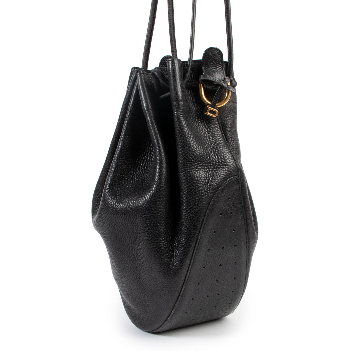 Delvaux Black Bucket Bag available at Labelov. buy and sell your designer items at a reasonable price online or in store and give your items a second life.