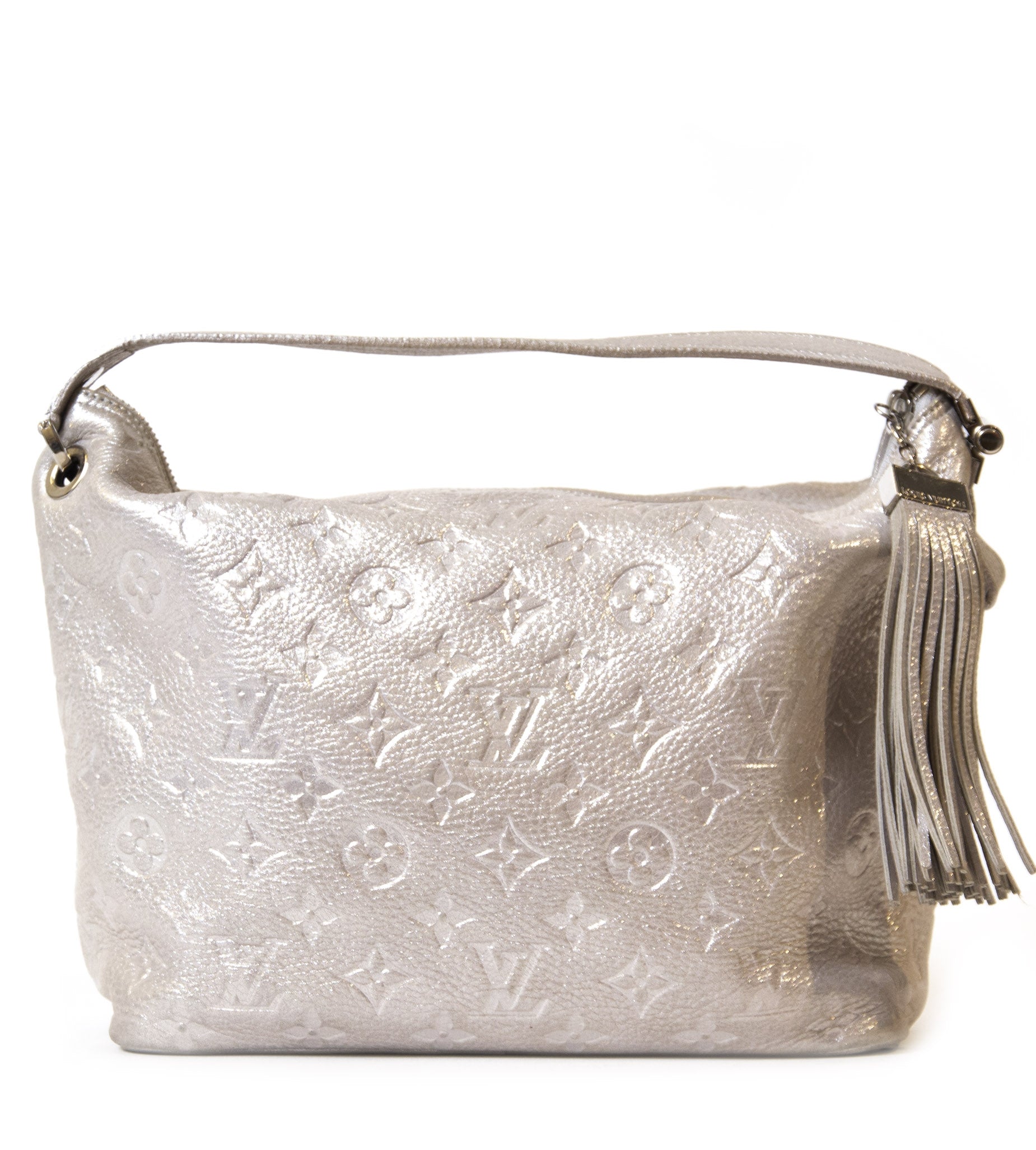 Louis Vuitton Silver Monogram Shimmer Halo Bag for the best price at Labellov