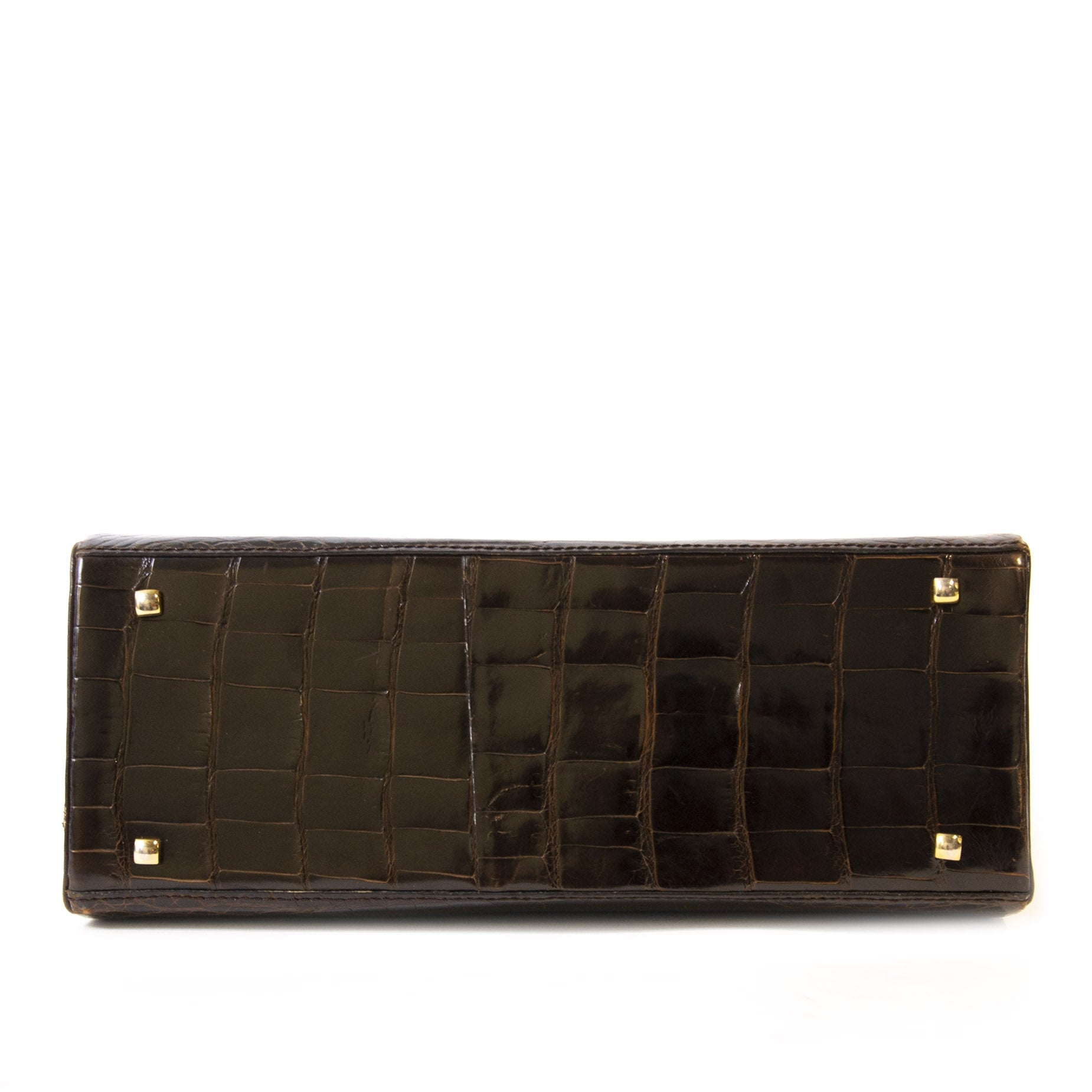 Delvaux Bruine Croco Tempête MM Tas