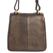 Delvaux Brillant XS Chestnut Exotic Leather Crossbody Bag