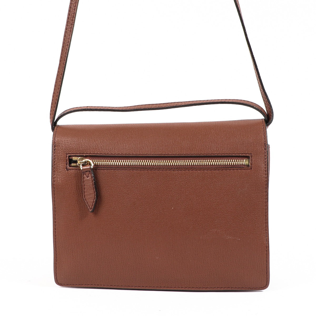 Buy an authentic second-hand Burberry Macken House Check Grained Calf Leather Crossbody Bag in very good condition at Labellov in Antwerp.