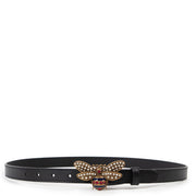 Shop safe online 100% authentic Gucci Black Queen Margaret Belt - Size 90 in very good, excellent condition at the right price at Labellov in Antwerp.