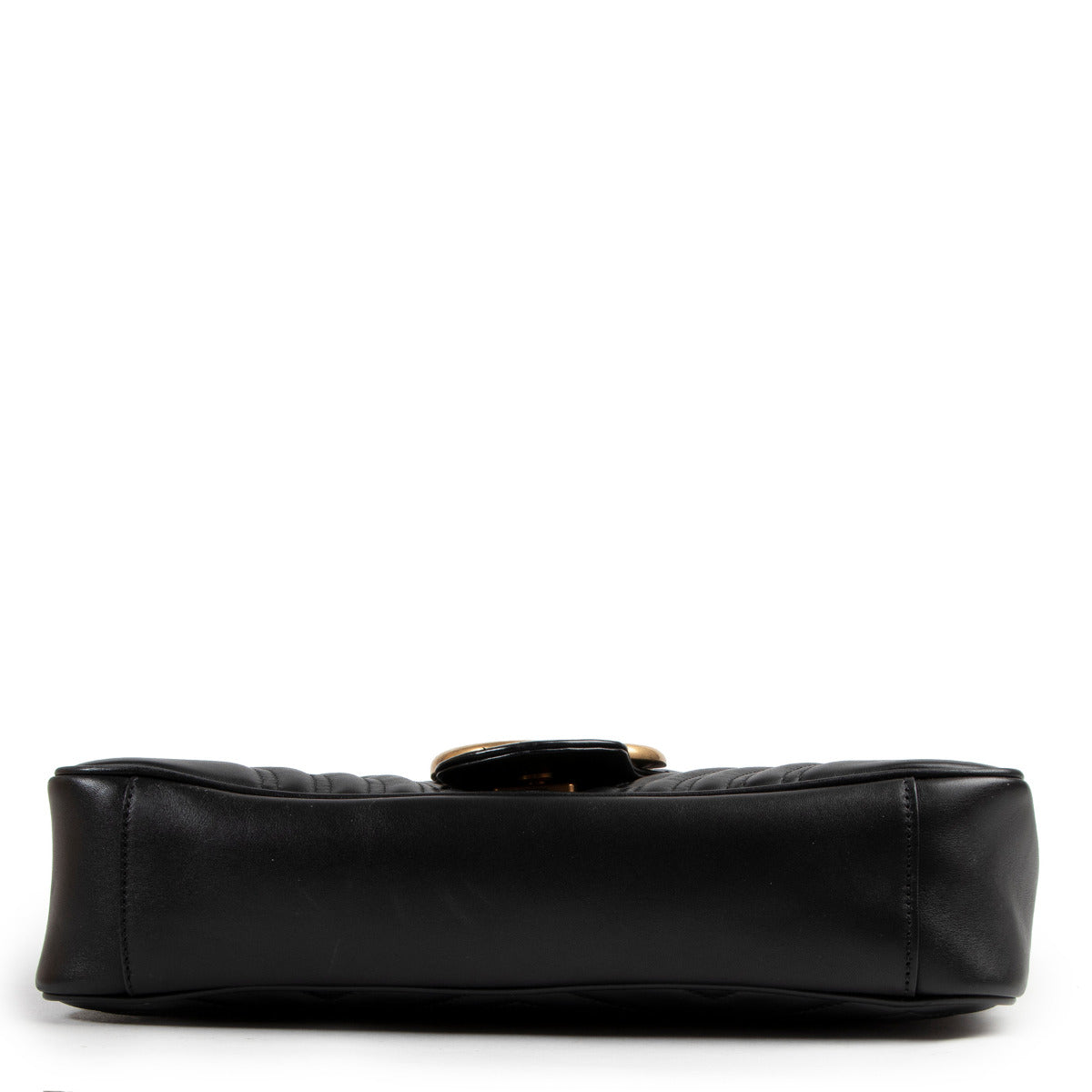 Gucci Zwarte GG Marmont Schoudertas Medium