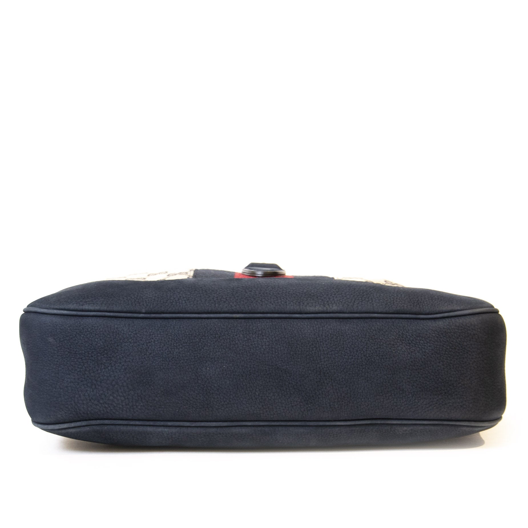 Authentieke Tweedehands Gucci Monogram Jackie O Hobo Bag juiste prijs veilig online shoppen luxe merken webshop winkelen Antwerpen België mode fashion