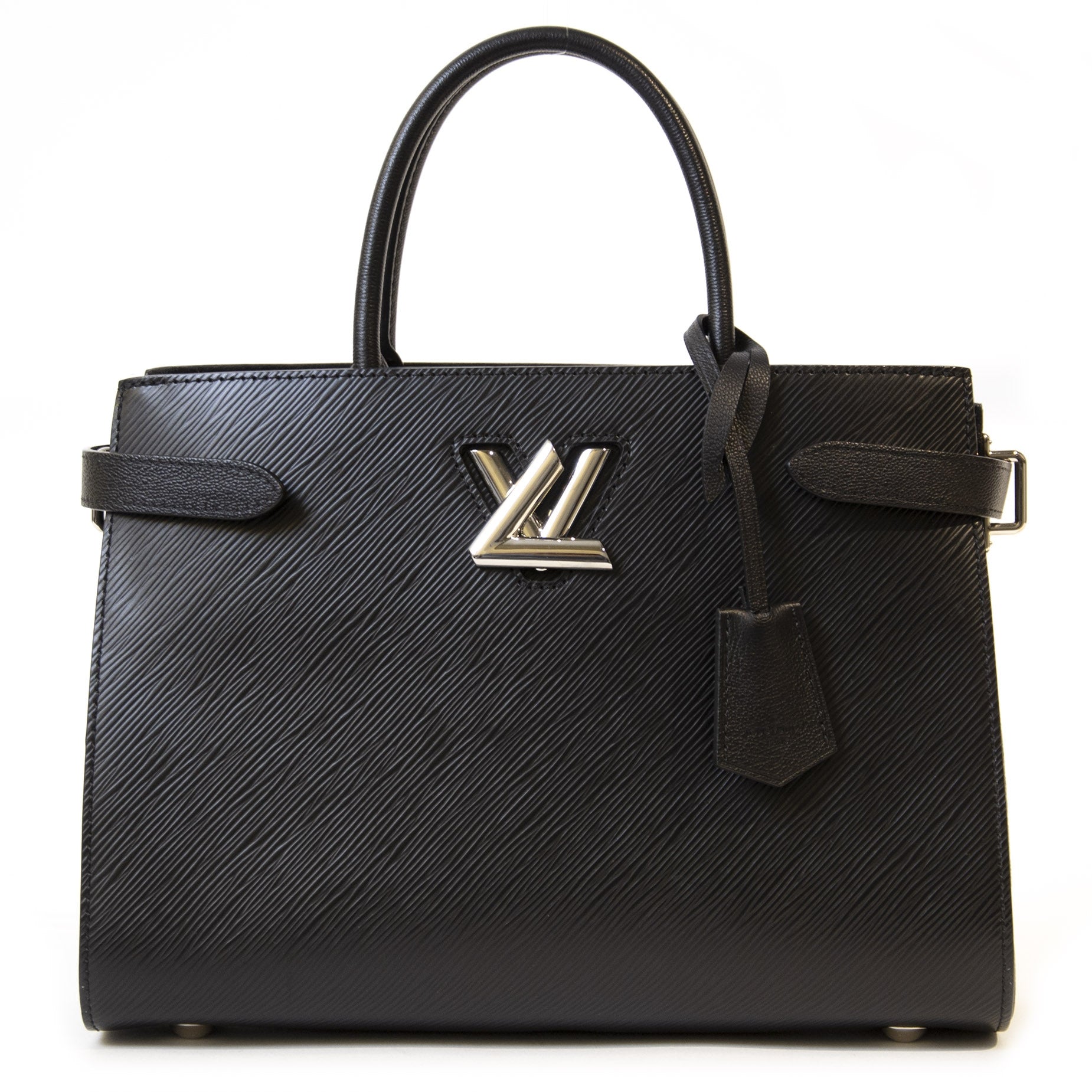 Authentieke Tweedehands Louis Vuitton Epi Twist Tote Bag juiste prijs veilig online shoppen luxe merken webshop winkelen Antwerpen België mode fashion