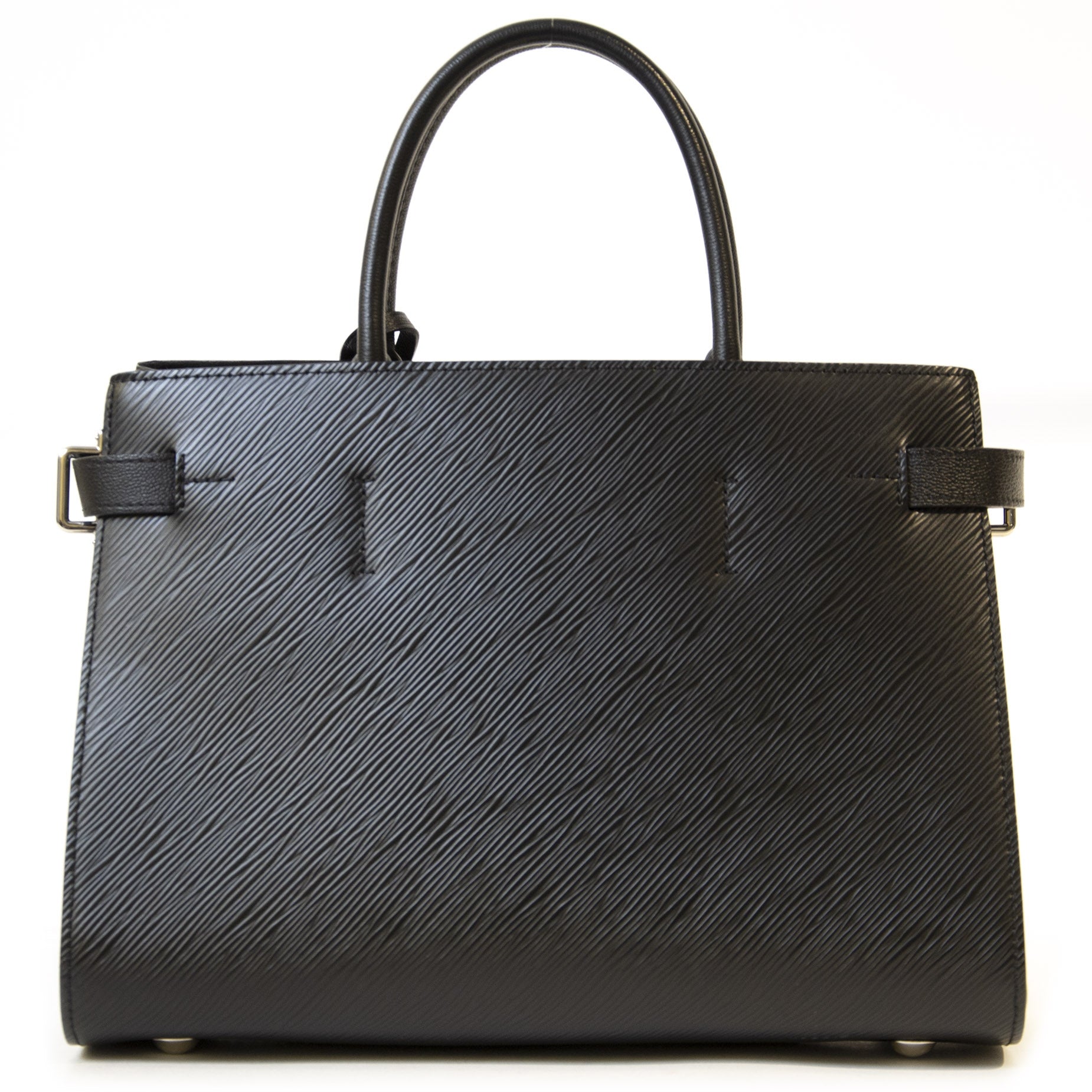 Authentieke Tweedehands Louis Vuitton Epi Twist Tote Bag juiste prijs veilig online shoppen luxe merken webshop winkelen Antwerpen België mode fashion