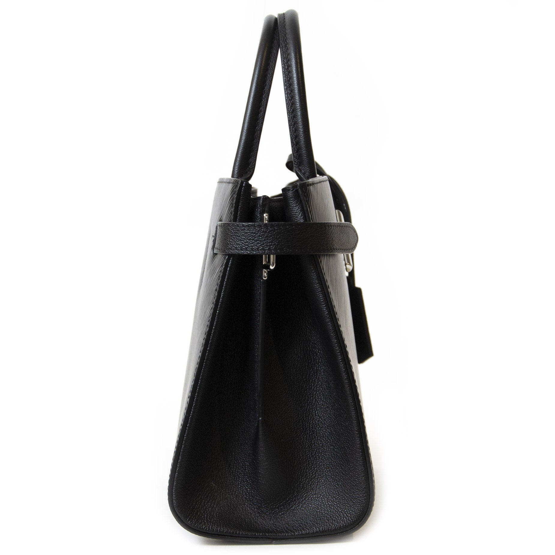 Authentieke Tweedehands Louis Vuitton Epi Twist Tote Bag juiste prijs veilig online shoppen luxe merken webshop winkelen Antwerpen België mode fashion