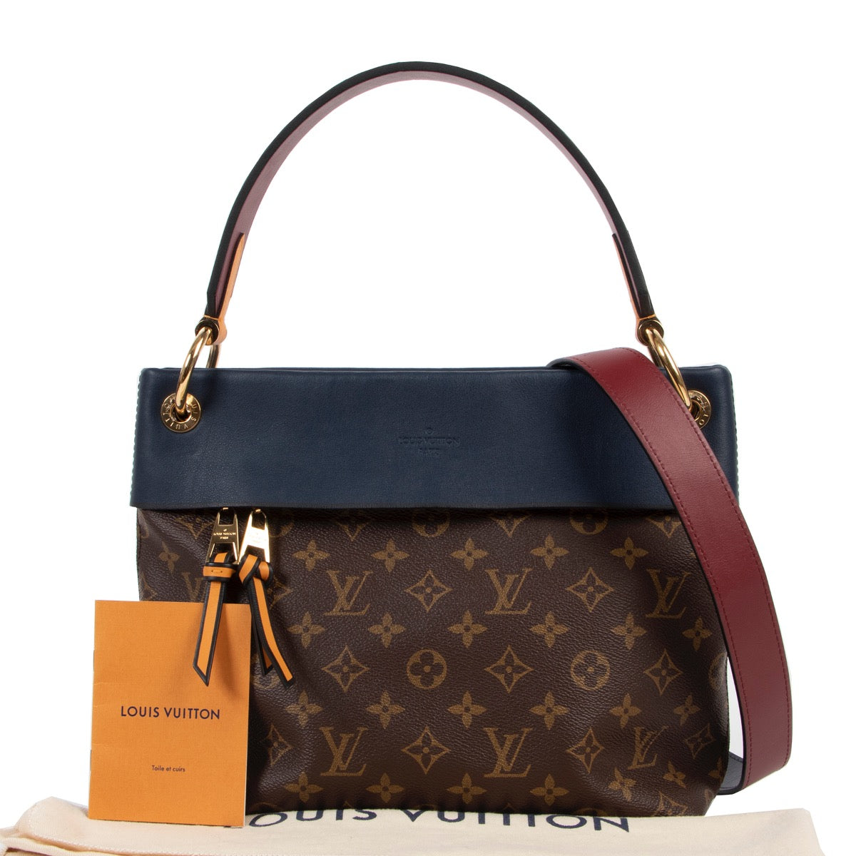 Shop safe online 100% authentic second hand Louis Vuitton Tuileries Besace Tricolor Shoulder Bag in very good condition at the right price at Labellov in Antwerp.