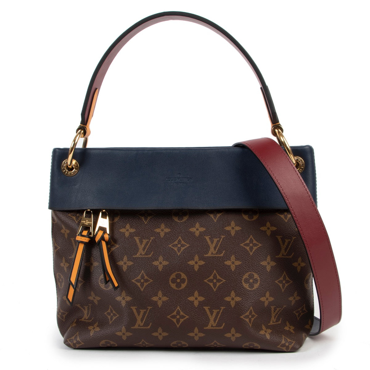 Shop safe online 100% authentic second hand Louis Vuitton Tuileries Besace Tricolor Shoulder Bag in very good condition at the right price at Labellov in Antwerp.
