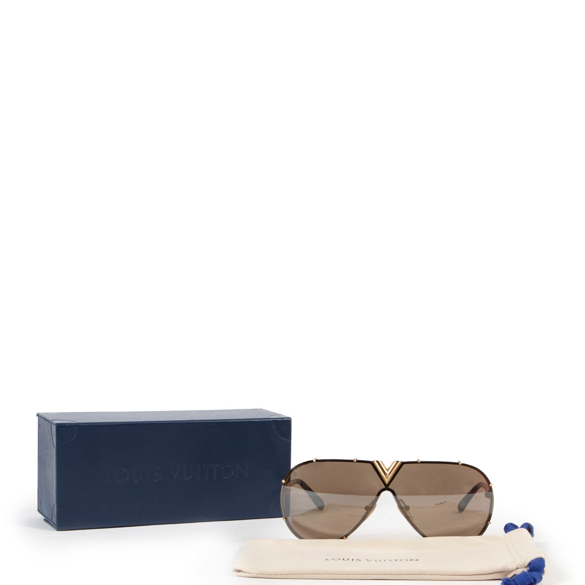 Louis Vuitton Brown Glasses
