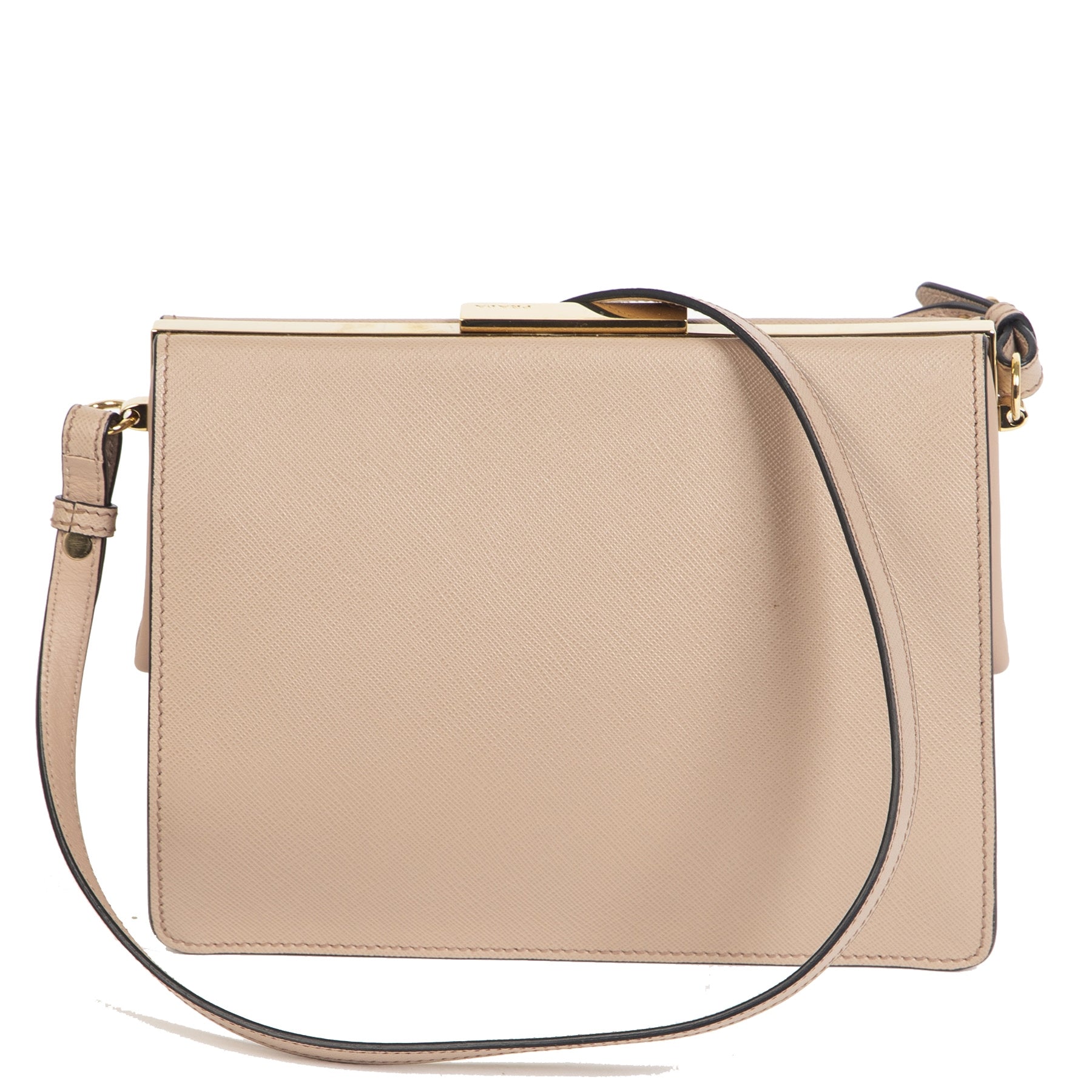 Prada Saffiano City Calf Light Frame Tas