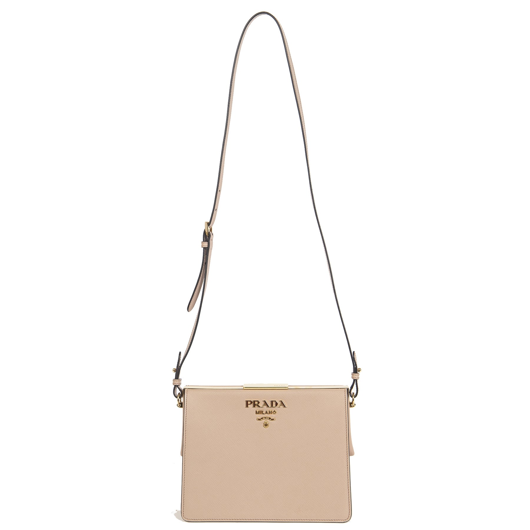 Prada Saffiano City Calf Light Frame Tas
