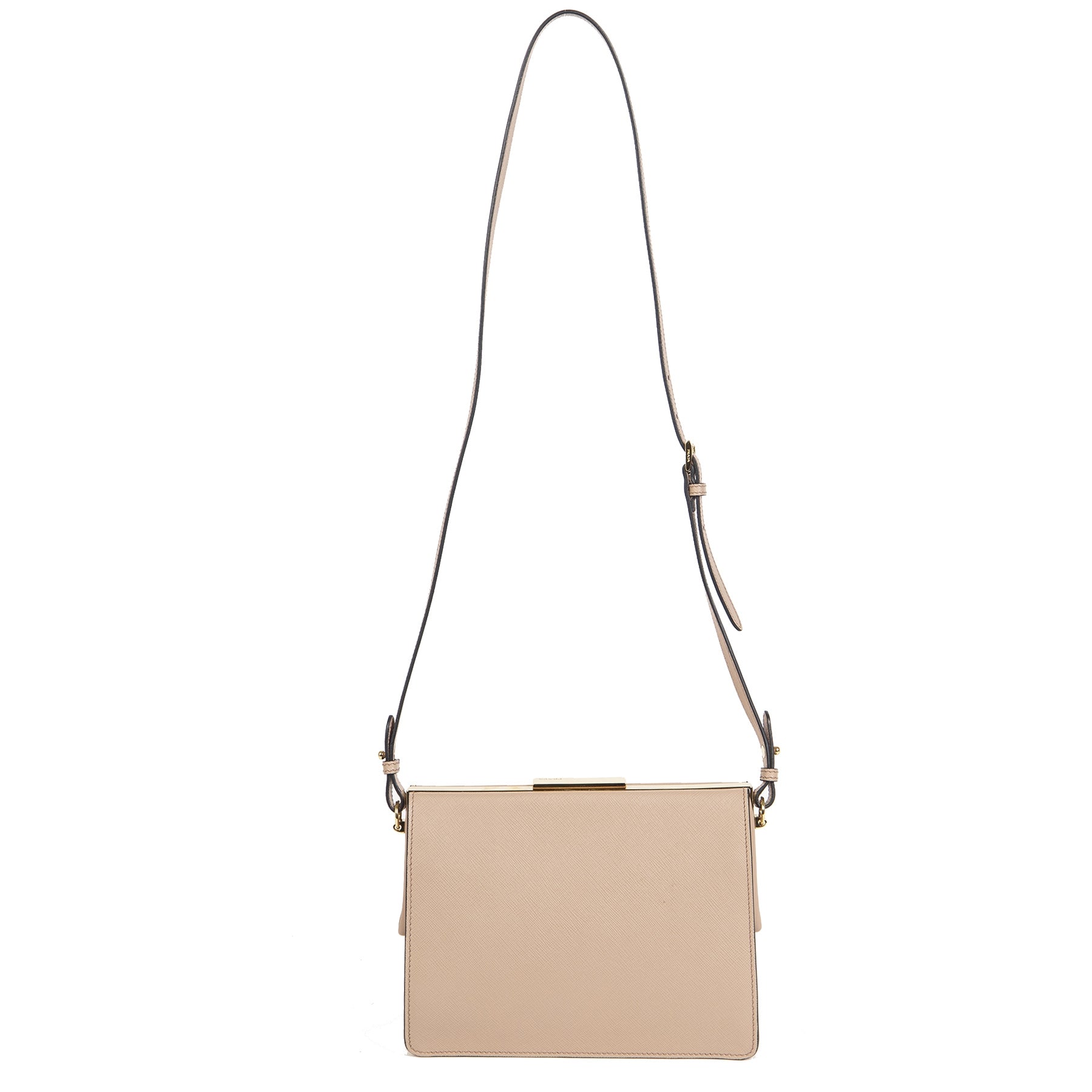 Prada Saffiano City Calf Light Frame Tas