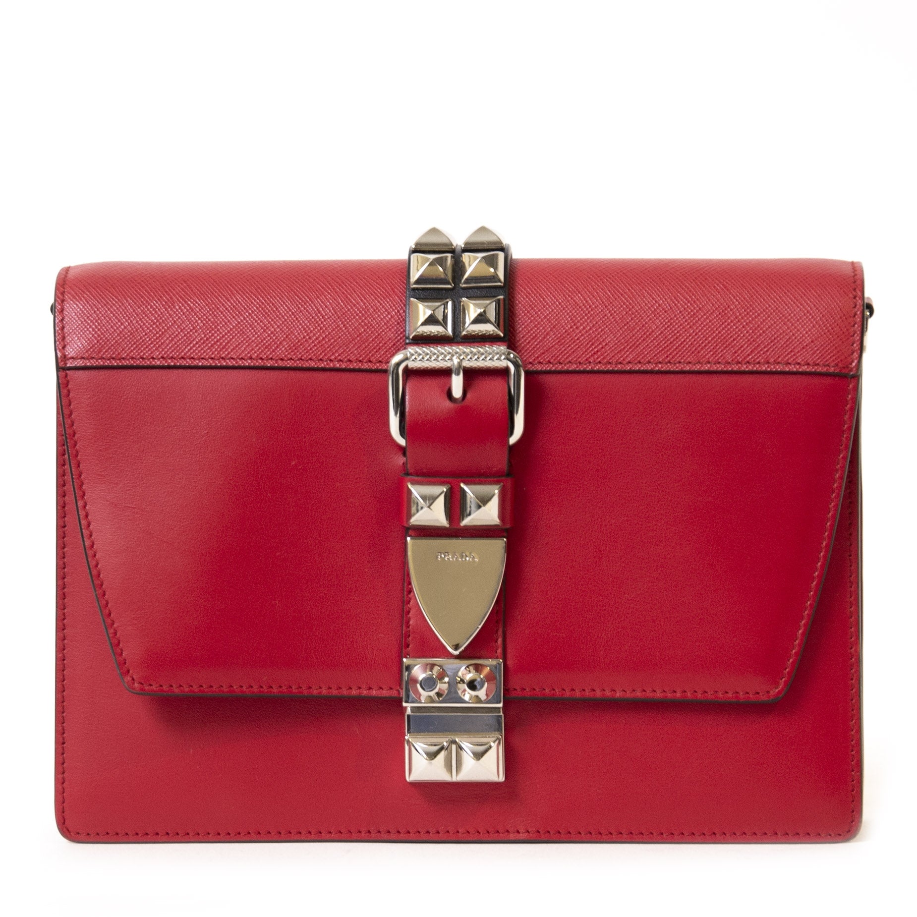 Authentieke Tweedehands Prada Elektra Small Bag juiste prijs veilig online shoppen luxe merken webshop winkelen Antwerpen België mode fashion