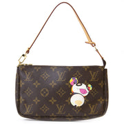 Authentieke Tweedehands Louis Vuitton Monogram Limited Edition Murakami Panda Pochette Bag juiste prijs veilig online winkelen luxe merken webshop winkelen Antwerpen België mode fashion