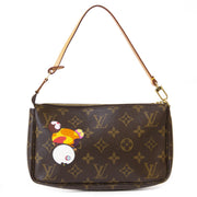 Authentieke Tweedehands Louis Vuitton Monogram Limited Edition Murakami Panda Pochette Bag juiste prijs veilig online winkelen luxe merken webshop winkelen Antwerpen België mode fashion