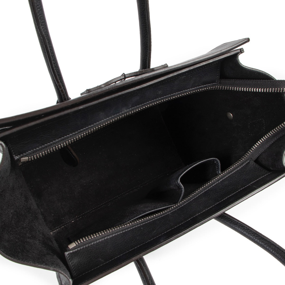 shop safely online authentic second hand Celine Black Micro Luggage Handbag at Labellov