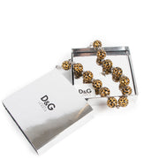 Buy an authentic second hand Dolce & Gabbana Silver and Leopard Necklace in very good condition at Labellov