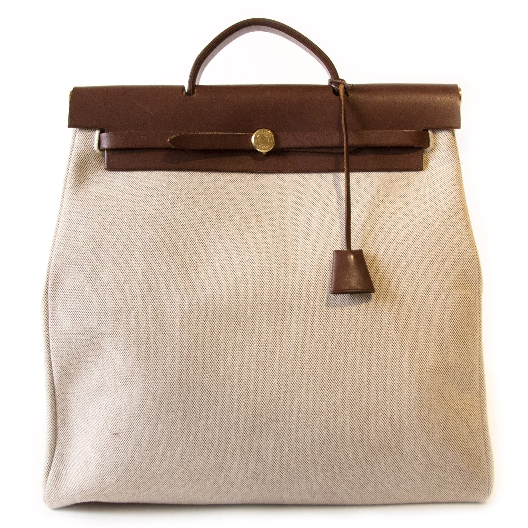 Hermès Beige & Brown Herbag