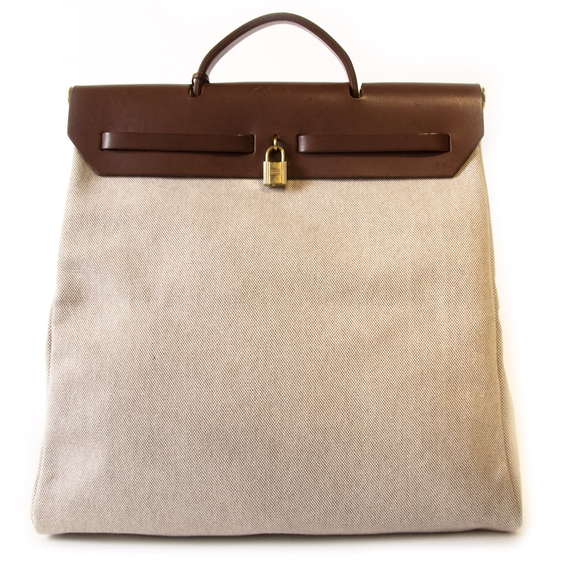 Hermès Beige & Brown Herbag