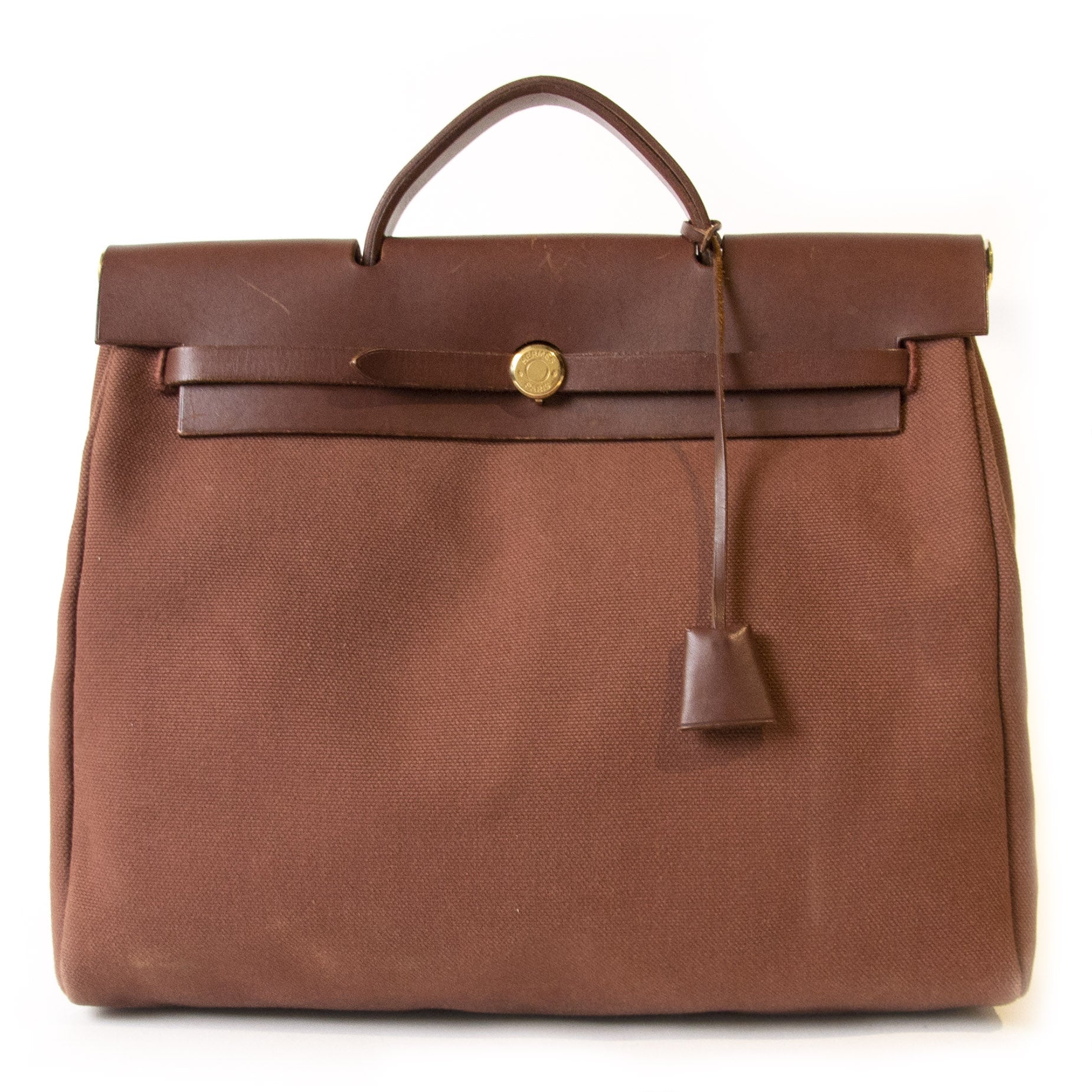 Hermès Beige & Brown Herbag
