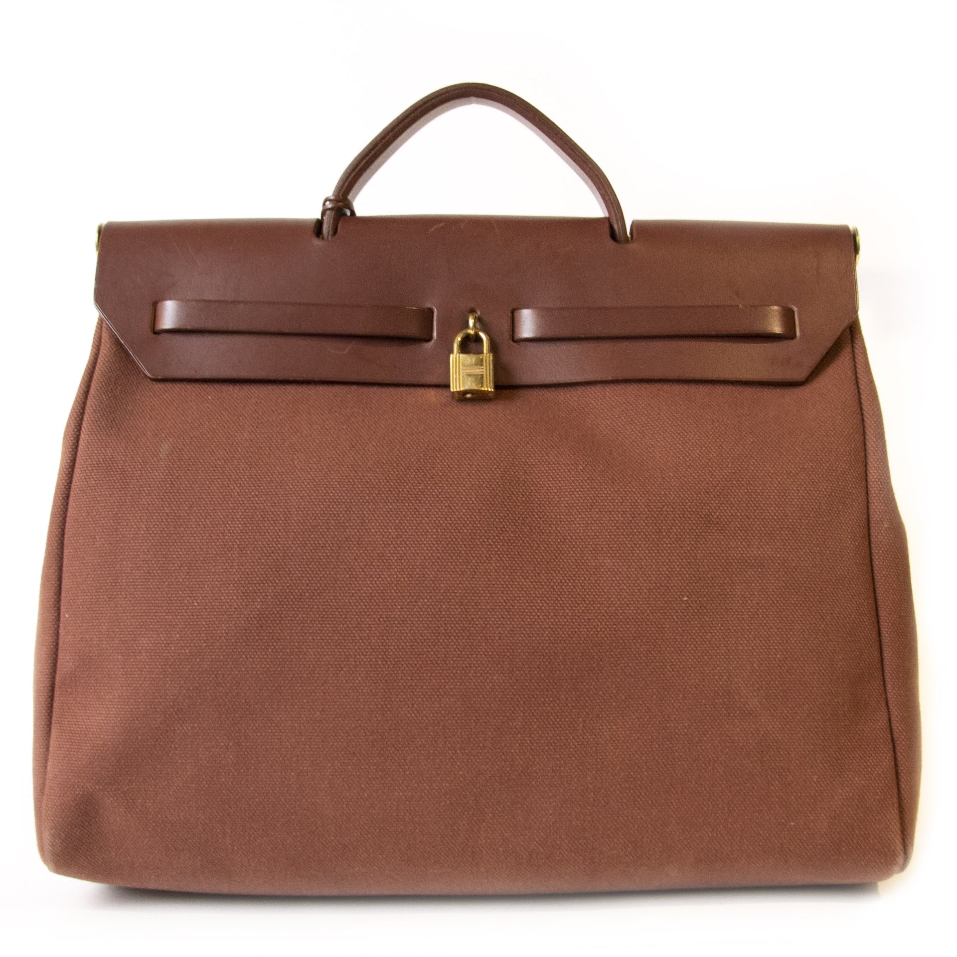 Hermès Beige & Brown Herbag